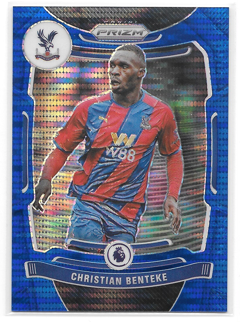 Christian Benteke (Crystal Palace) Blue Breakaway /199 Panini Prizm Premier League 21-22