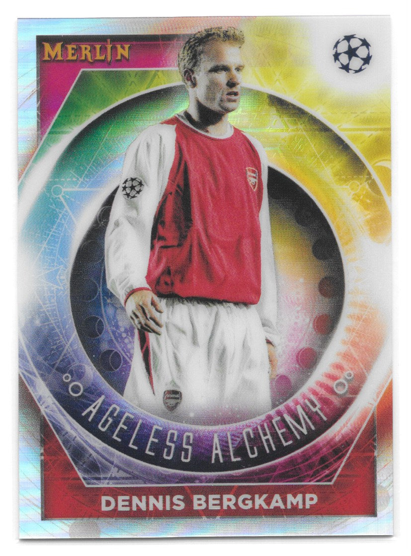 Dennis Bergkamp (Arsenal FC) Ageless Alchemy Topps Merlin Chrome UCC 22-23