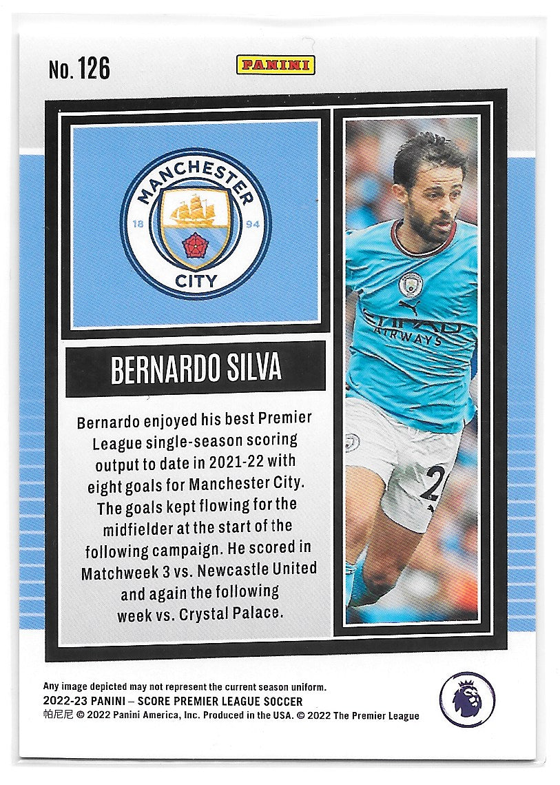 Bernardo Silva (Manchester City) Orange Laser /35 Panini Score Premier League 22-23