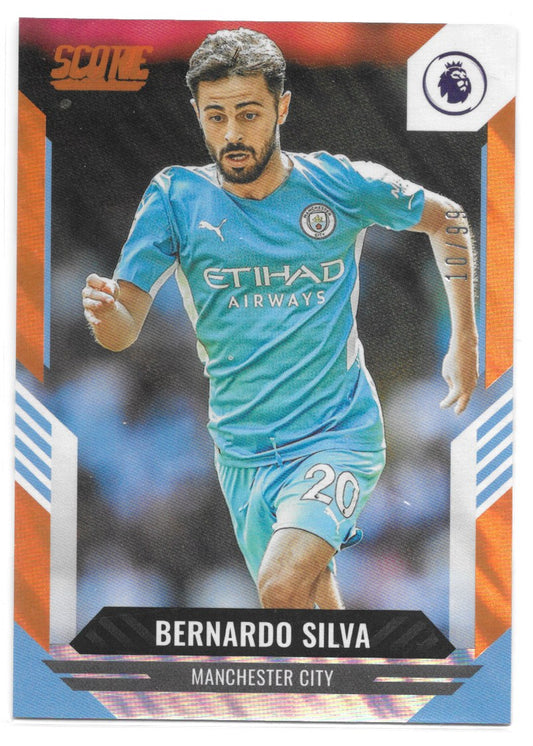 Bernardo Silva (Manchester City) Orange Laser /99 Panini Score Premier League 21-22