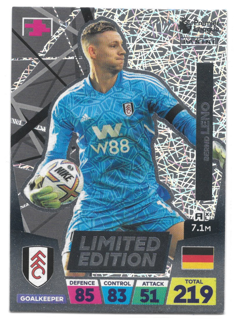 Bernd Leno (Fulham) Limited Edition Premier League Adrenalyn XL 22/23