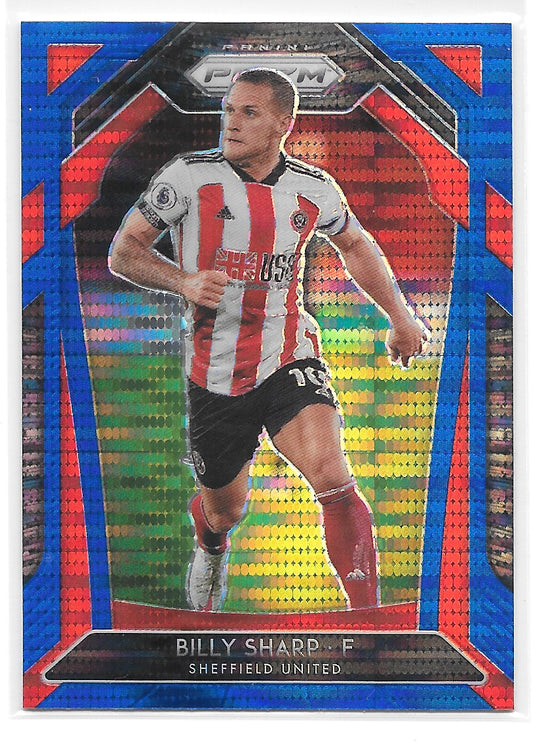 Billy Sharp (Sheffield United) Blue Pulsar Panini Prizm Premier League 20-21