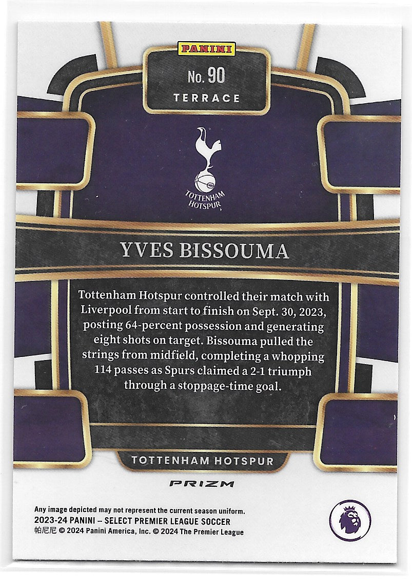 Yves Bissouma (Tottenham Hotspur) Terrace Blue Panini Select Premier League 23-24