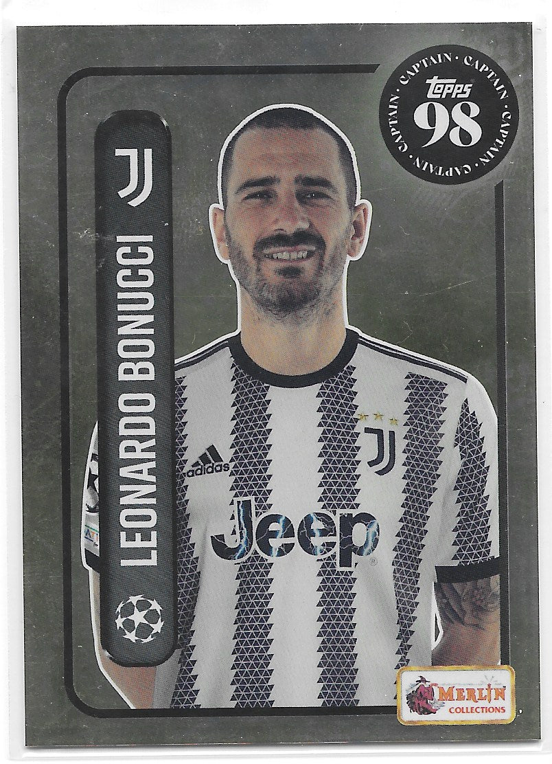 Leonardo Bonucci (Juventus) Captain Topps Merlin Heritage 98 22-23