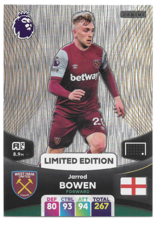 Jarrod Bowen (West Ham United) Limited Edition Premier League Adrenalyn XL 2024