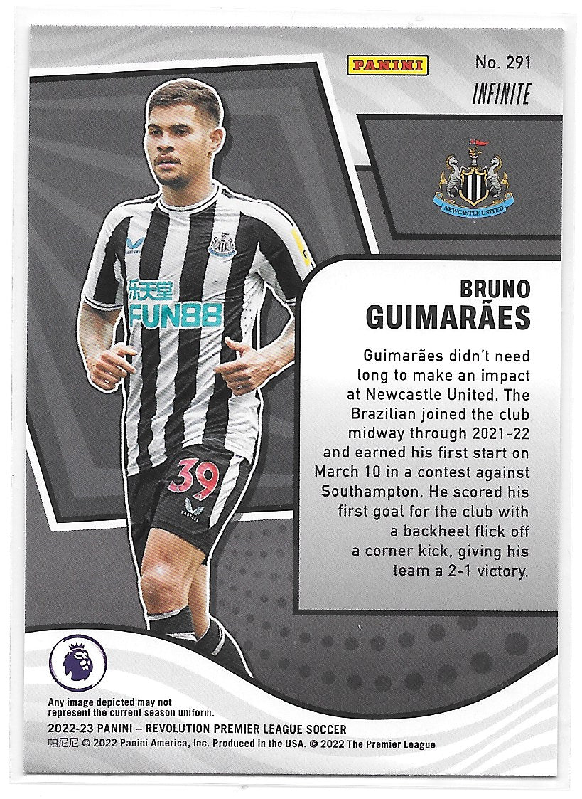 Bruno Guimaraes (Newcastle United) Infinite RC Panini Revolution Premier League 22-23