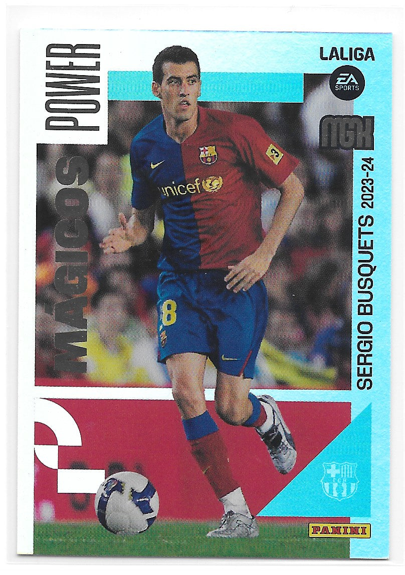 Sergio Busquets (FC Barcelona) Magicos Power Panini MegaCracks La Liga 23-24