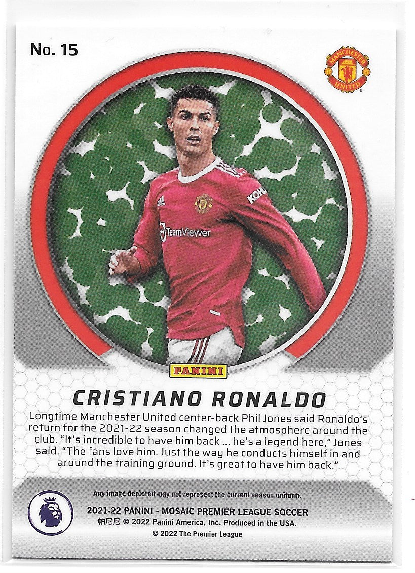 Cristiano Ronaldo (Manchester United) International Men of Mastery Panini Mosaic Premier League 21-22