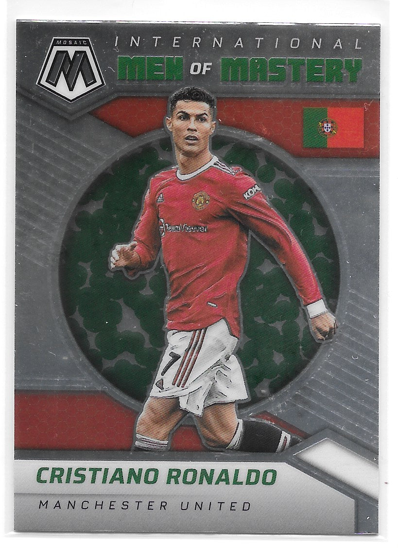 Cristiano Ronaldo (Manchester United) International Men of Mastery Panini Mosaic Premier League 21-22