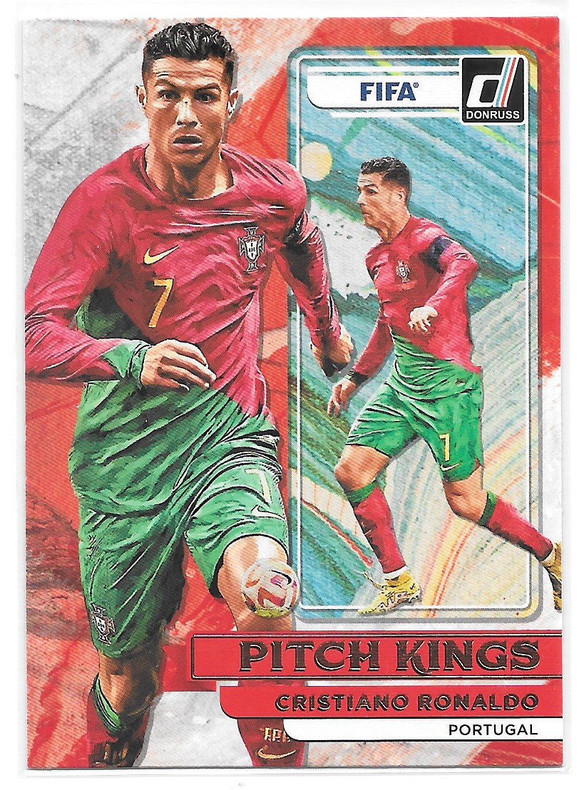 Cristiano Ronaldo (Portugal) Pitch Kings Panini Donruss FIFA 22-23