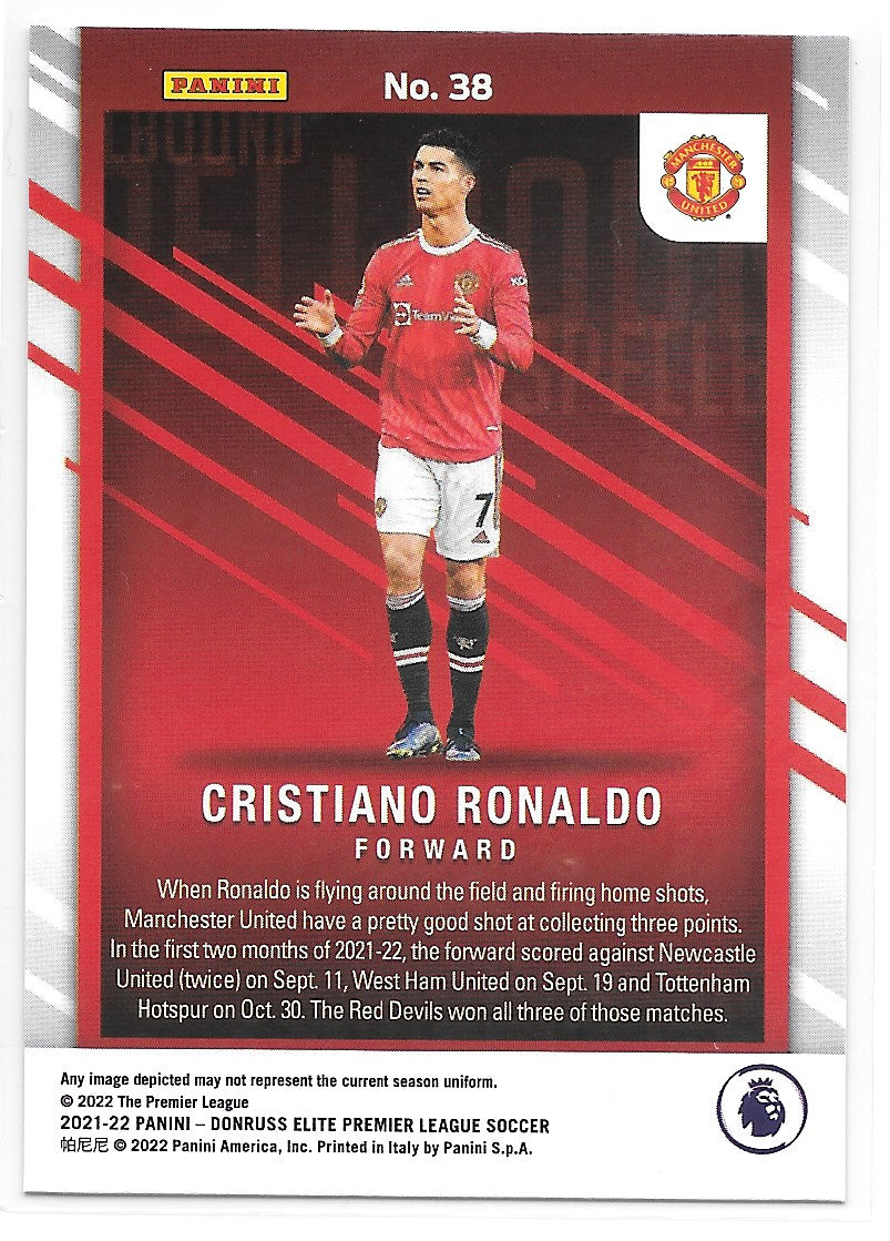 Cristiano Ronaldo (Manchester United) Spellbound L Panini Donruss Elite Premier League 21-22