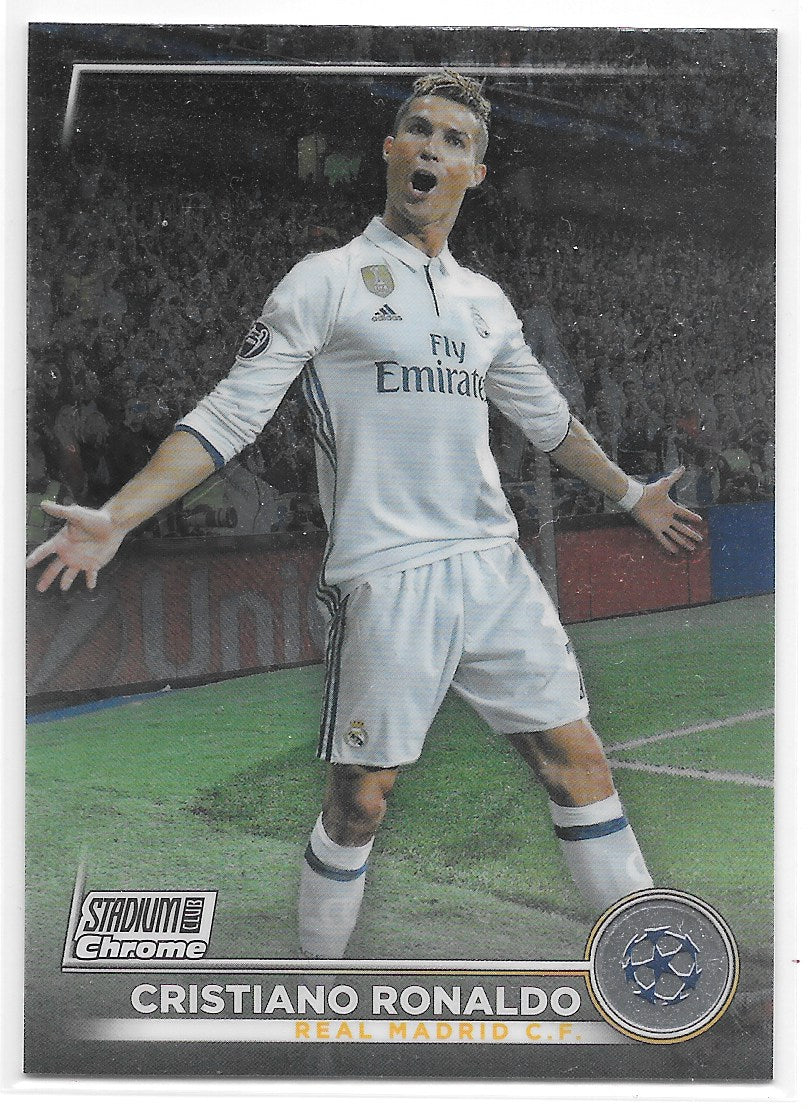 Cristiano Ronaldo (Real Madrid CF) Base Topps Stadium Club Chrome 22-23