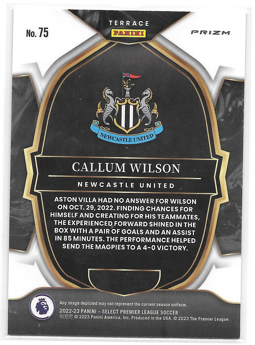 Callum Wilson (Newcastle United) Terrace Blue Panini Select Premier League 22-23