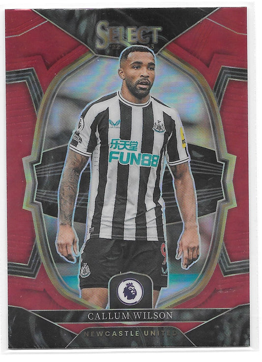 Callum Wilson (Newcastle United) Terrace Red Panini Select Premier League 22-23