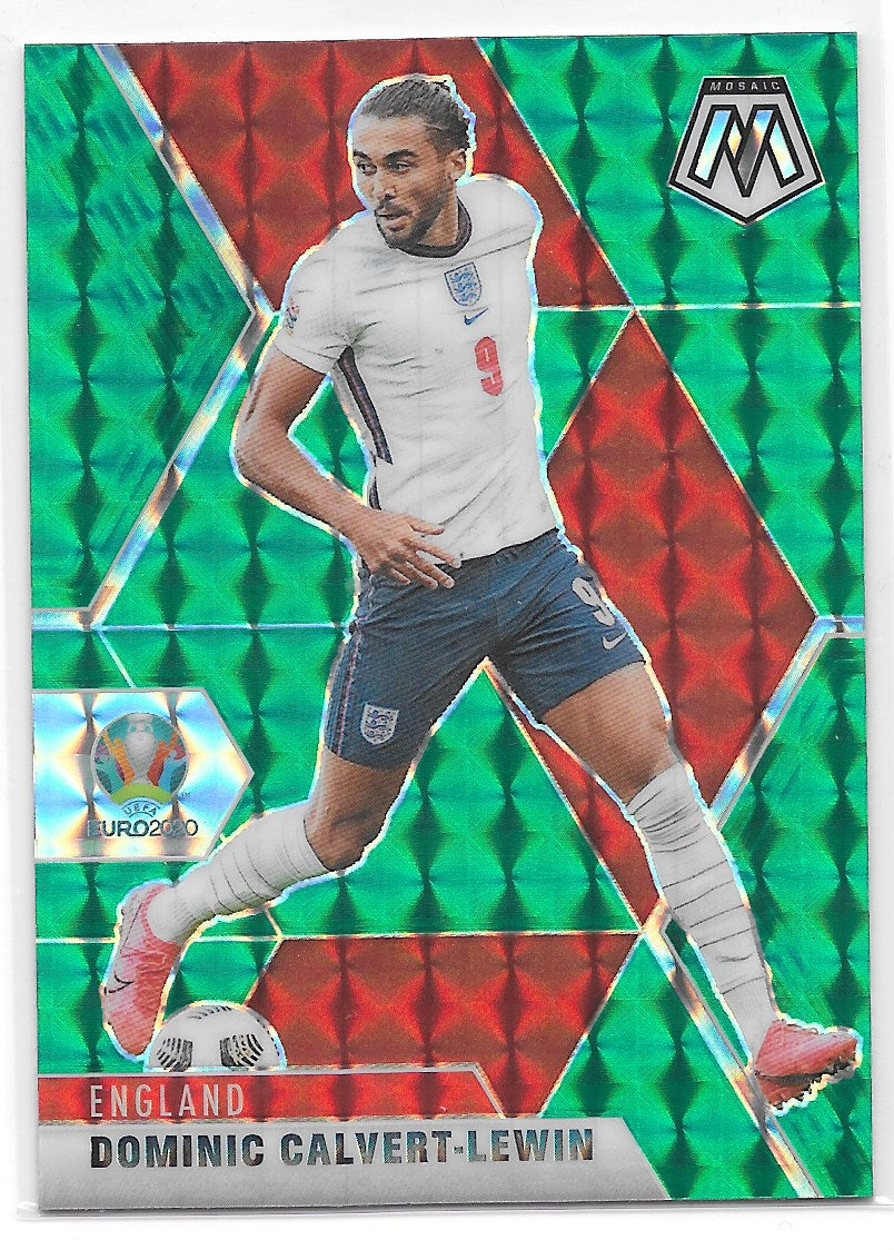 Dominic Calvert-Lewin (England) Green Mosaic Panini Mosaic UEFA Euro 2020