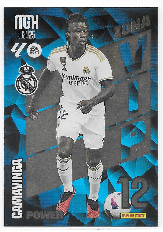 Eduardo Camavinga (Real Madrid CF) Zona VIP Power Panini La Liga MegaCracks 24-25