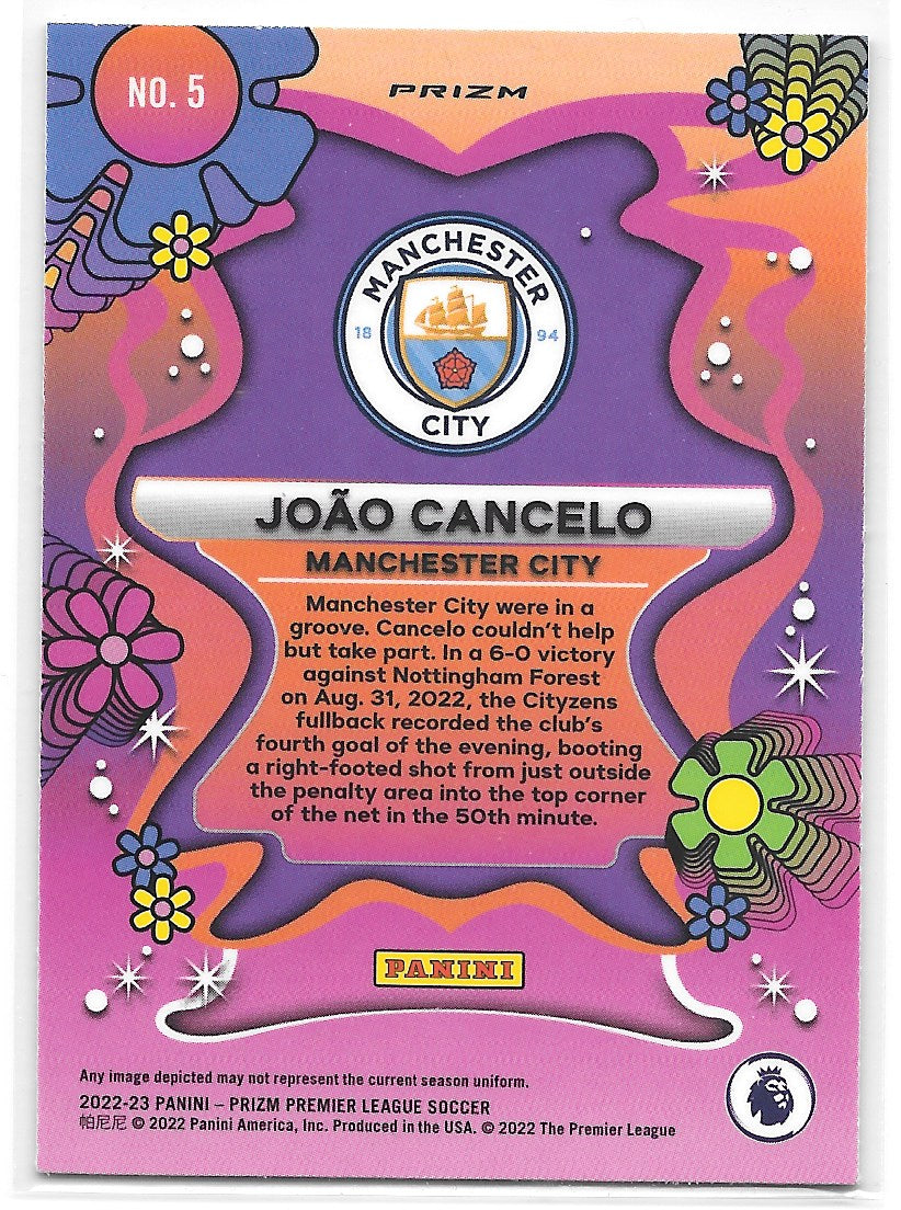 Joao Cancelo (Manchester City) Groovy SSP Panini Prizm Premier League 22-23