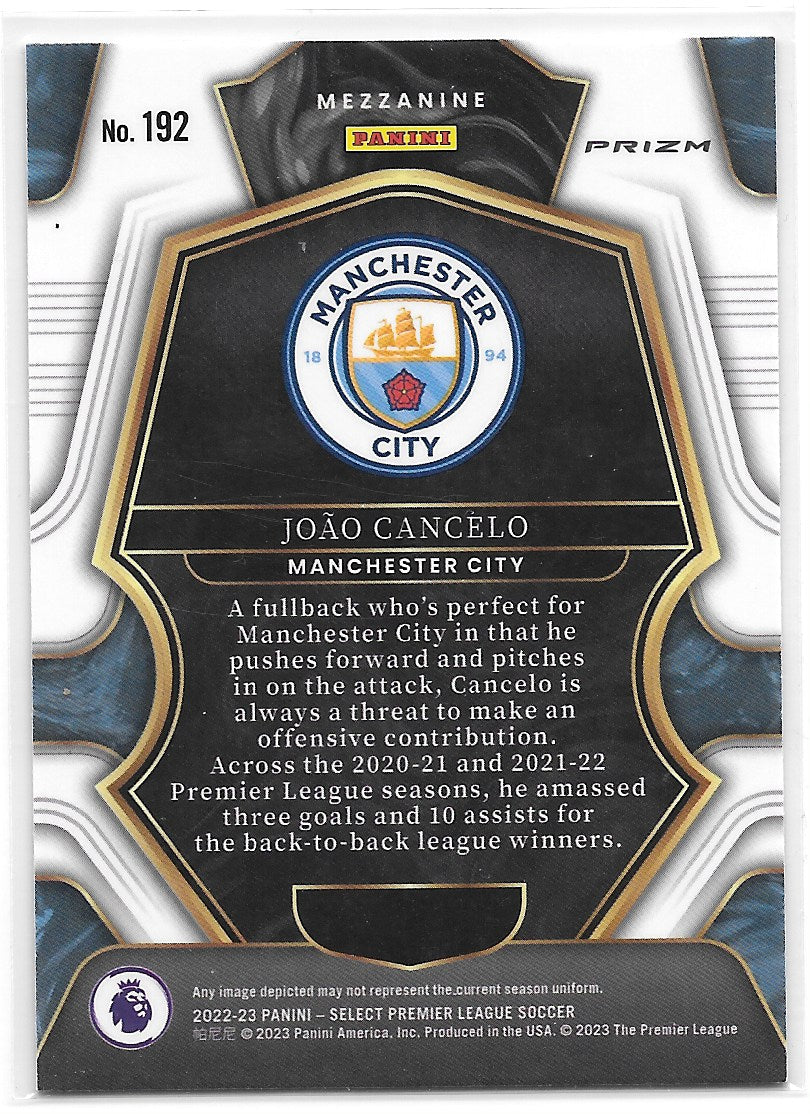 Joao Cancelo (Manchester City) Mezzanine MultiColor Panini Select Premier League 22-23