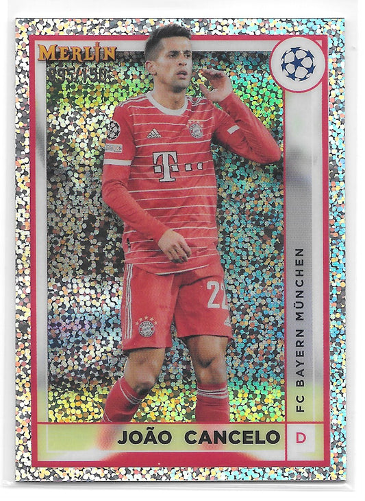 Joao Cancelo (FC Bayern Munchen) Speckle Refractor /150 Topps Merlin Chrome UCC 22-23