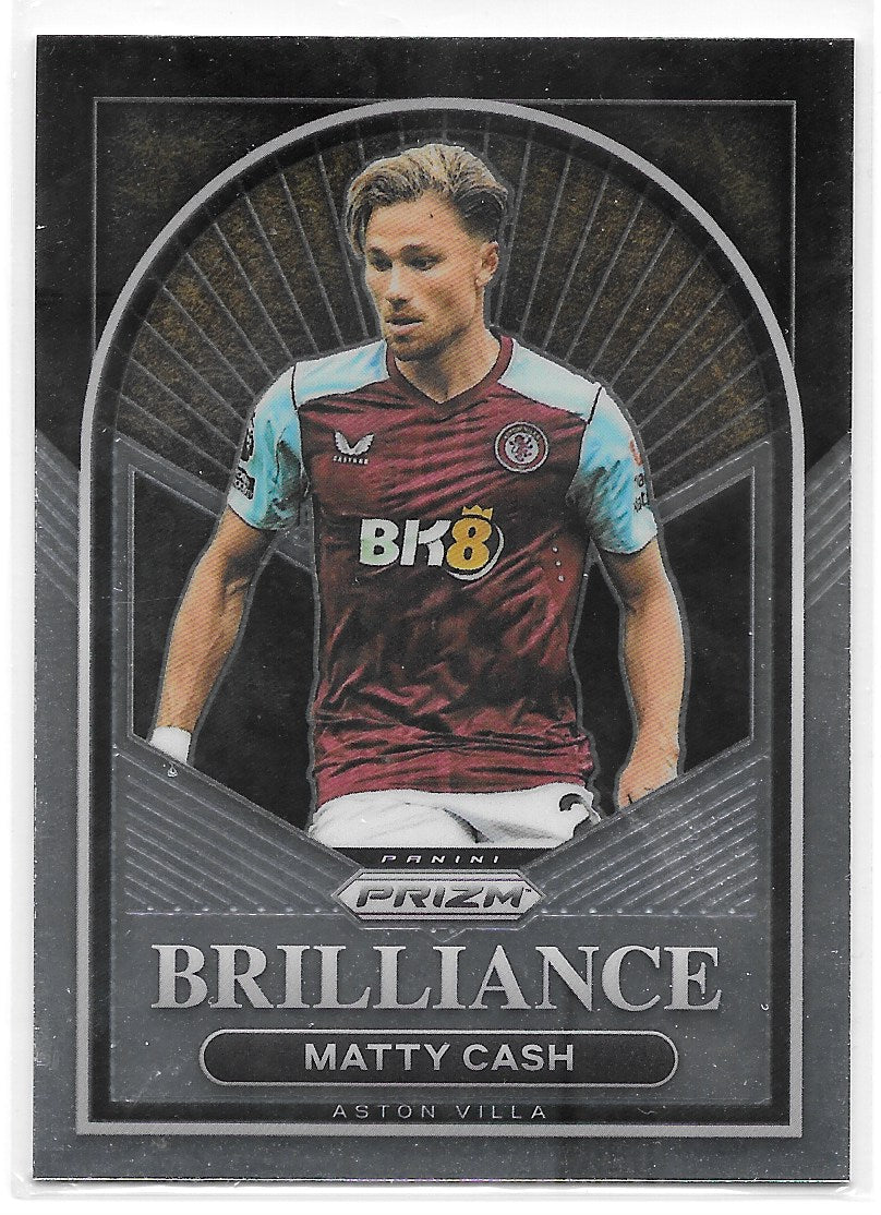 Matty Cash (Aston Villa) Brilliance Panini Prizm Premier League 23-24