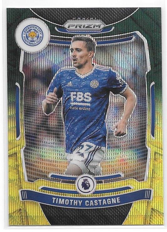 Timothy Castagne (Leicester City) MultiColor Panini Prizm Premier League 21-22