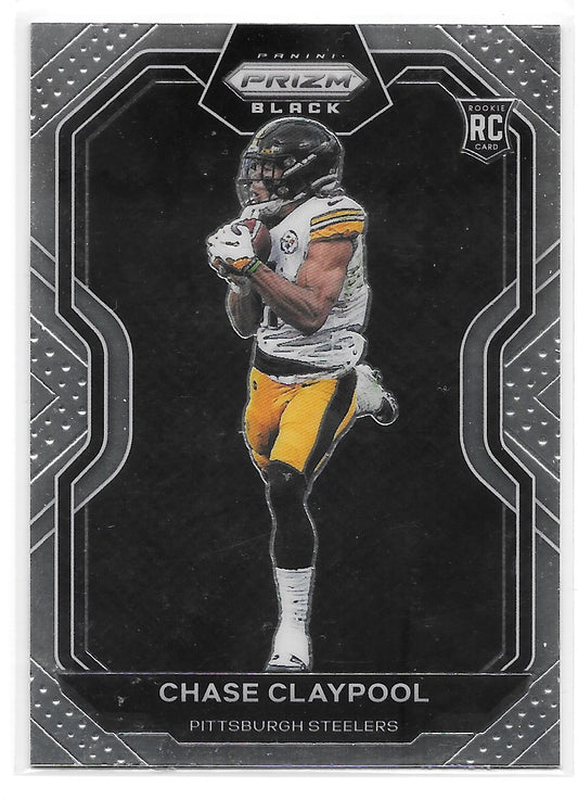 Chase Claypool (Pittsburgh Steelers) Prizm Black RC Panini Chronicles Football 2020