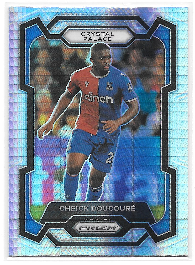 Cheick Doucoure (Crystal Palace) Hyper Panini Prizm Premier League 23-24