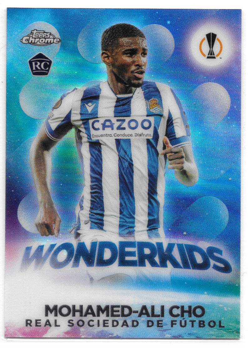 Mohamed-Ali Cho (Real Sociedad) Wonderkids RC Topps Chrome UEFA Club Competitions 22-23