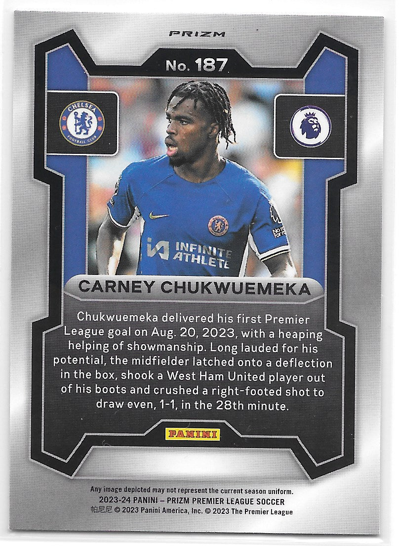 Carney Chukwuemeka (Chelsea FC) Breakaway Panini Prizm Premier League 23-24