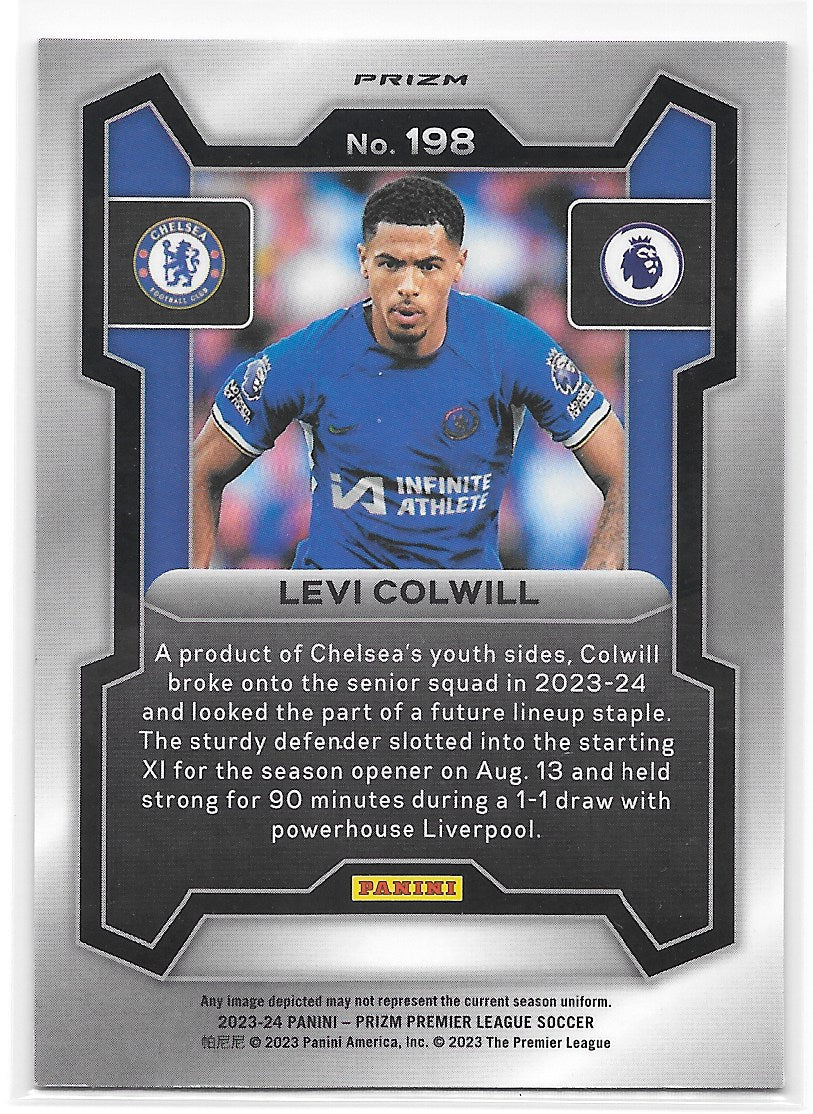 Levi Colwill (Chelsea FC) Pink Mosaic Panini Prizm Premier League 23-24