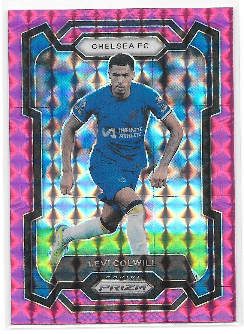 Levi Colwill (Chelsea FC) Pink Mosaic Panini Prizm Premier League 23-24