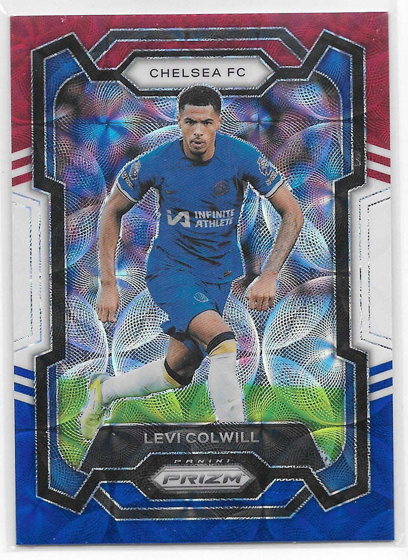Levi Colwill (Chelsea) Red White & Blue Choice Panini Prizm Premier League 23-24