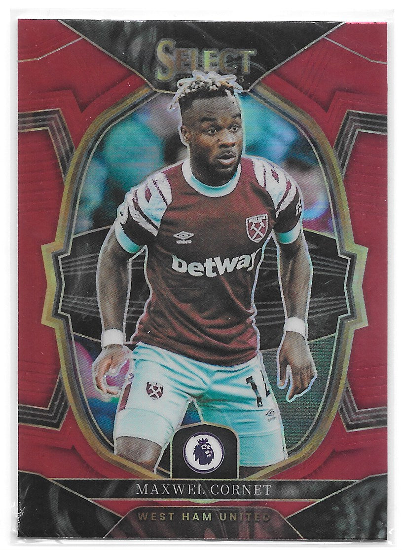 Maxwel Cornet (West Ham United) Terrace Red Panini Select Premier League 22-23