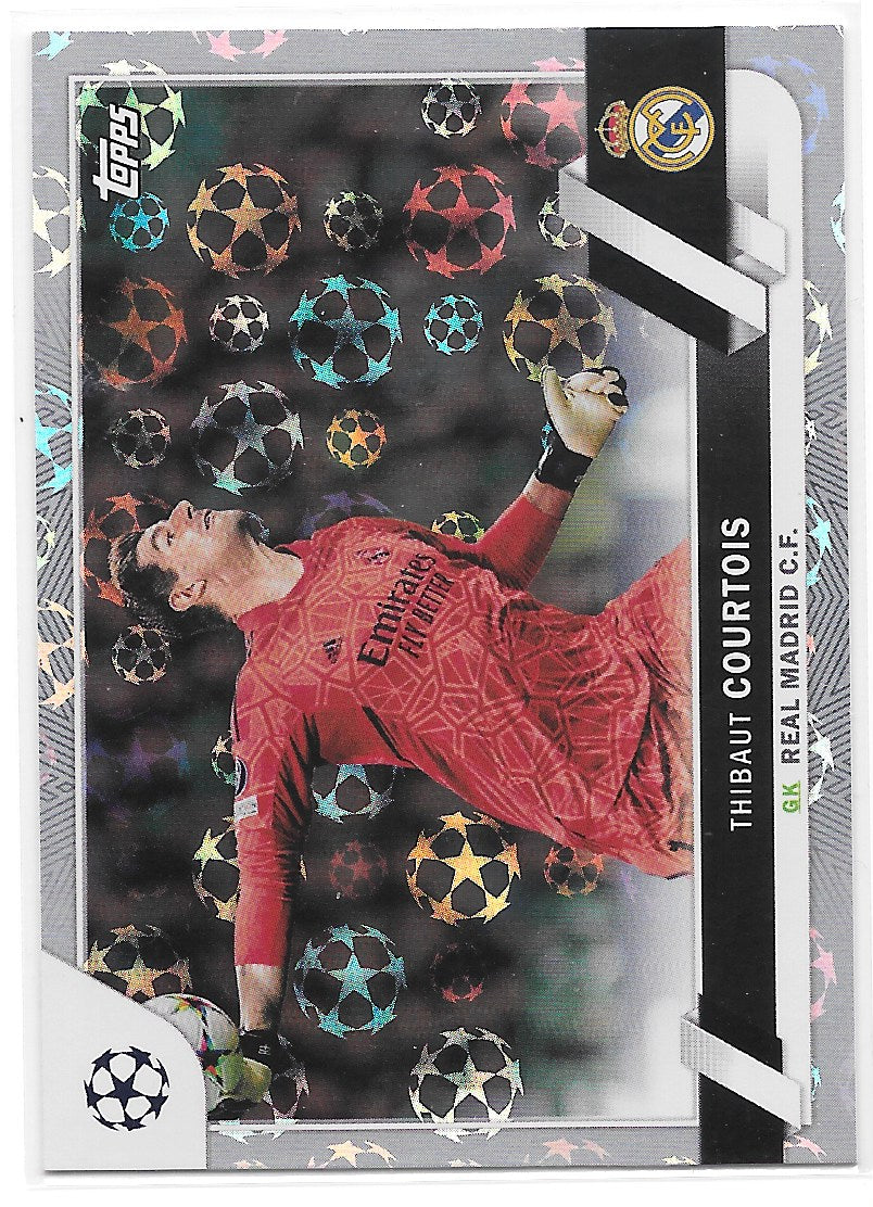 Thibaut Courtois (Real Madrid CF) Starball Foil Topps UCC Flagship 22-23