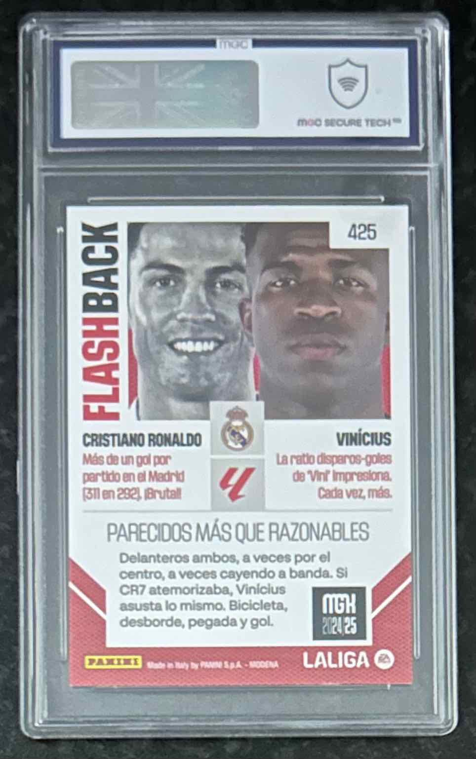 Cristiano Ronaldo / Vini Jr (Real Madrid) Flashback Panini MegaCracks La Liga 24-25 MGC 8