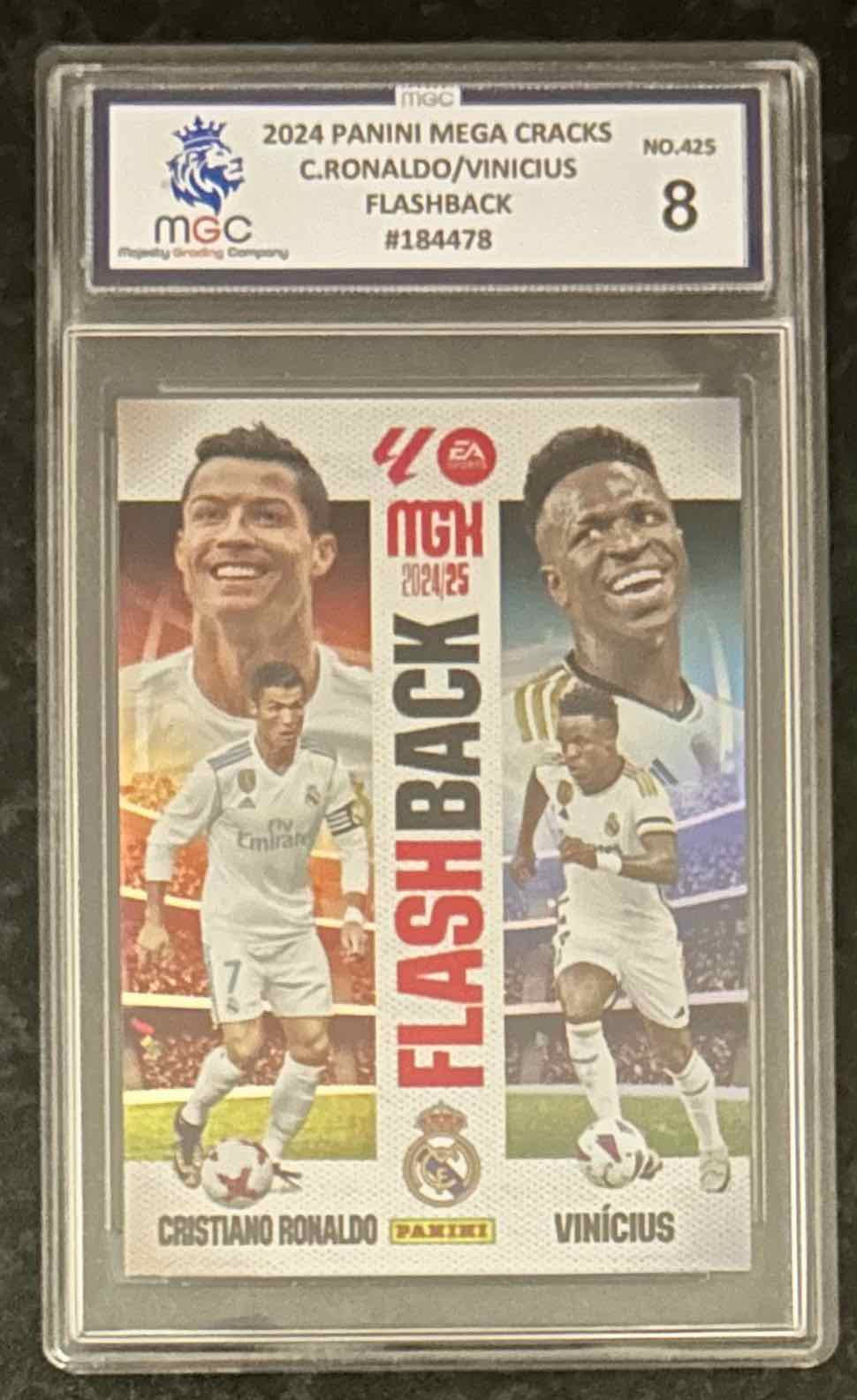 Cristiano Ronaldo / Vini Jr (Real Madrid) Flashback Panini MegaCracks La Liga 24-25 MGC 8