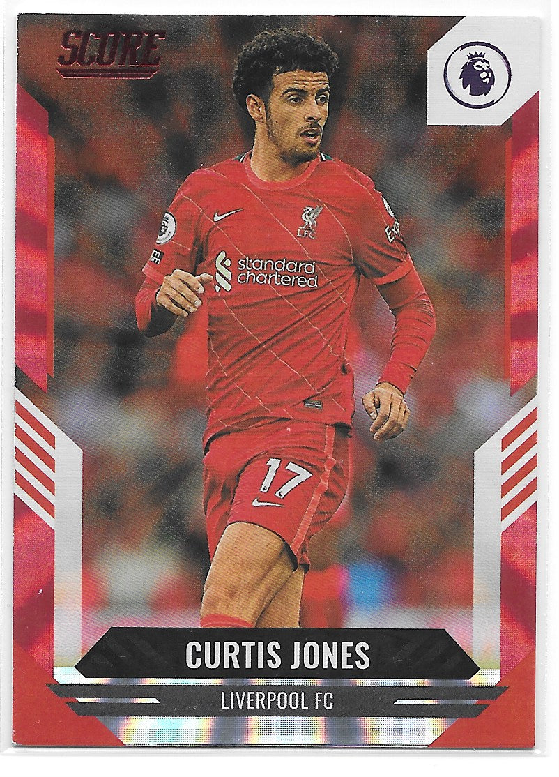 Curtis Jones (Liverpool FC) Red Laser Panini Score Premier League 21-22