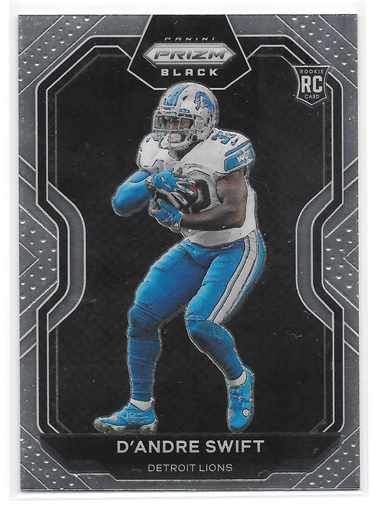 D’Andre Swift (Detroit Lions) Prizm Black RC Panini Chronicles Football 2020