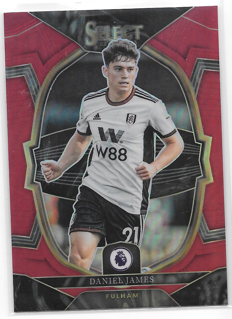 Daniel James (Fulham FC) Terrace Red Panini Select Premier League 22-23