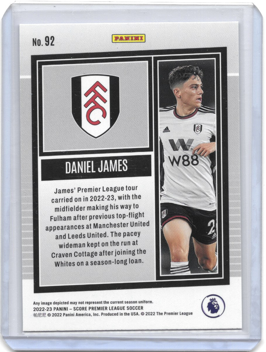 Daniel James (Fulham) Silver Laser Panini Score Premier League 22-23