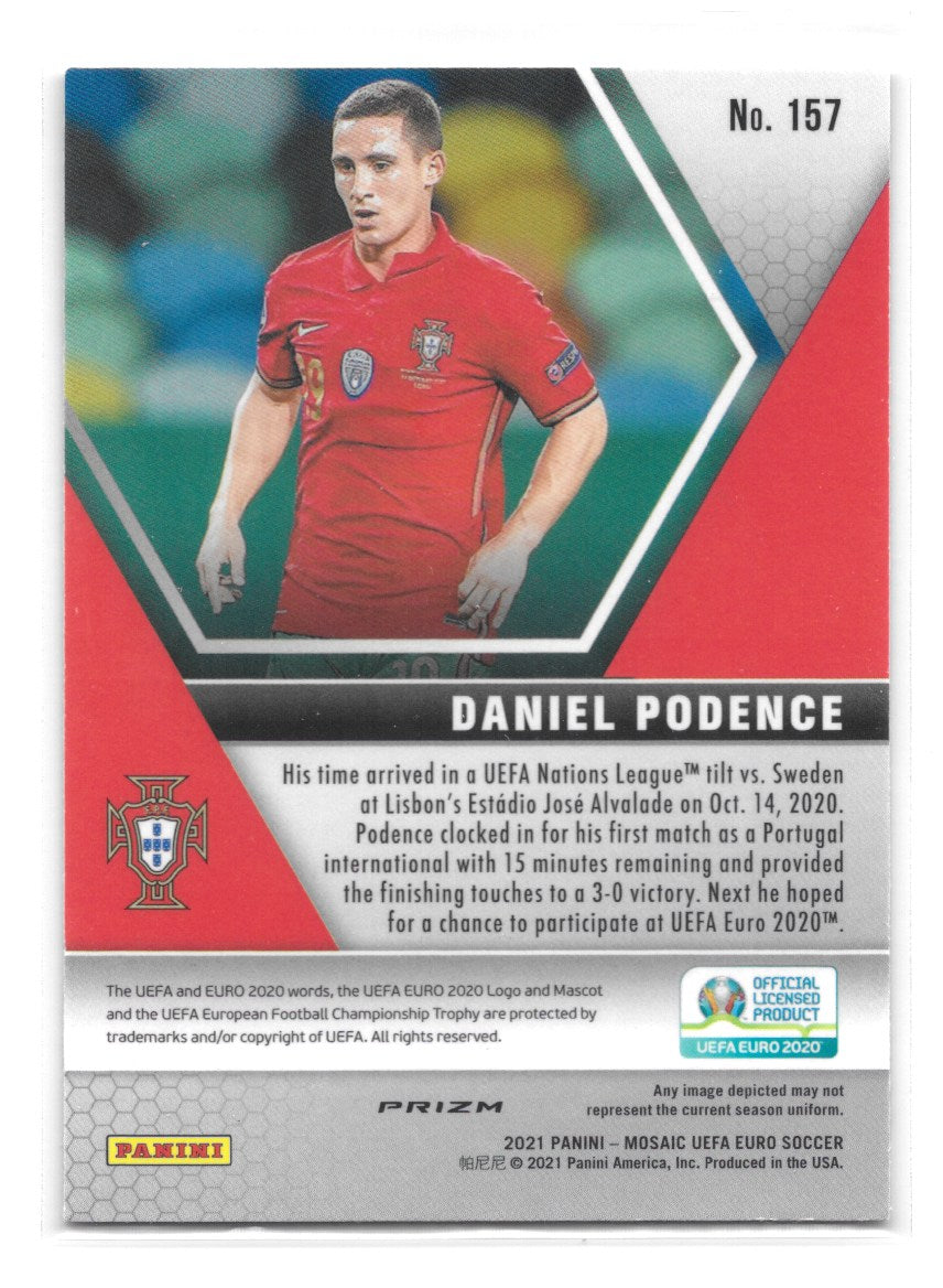 Daniel Podence (Portugal) Camo Pink Panini Mosaic UEFA Euro 2020