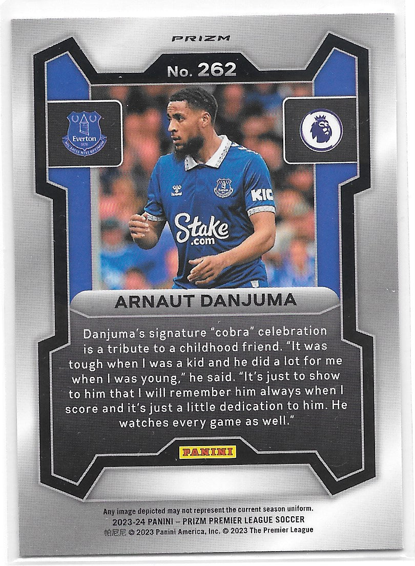 Arnaut Danjuma (Everton) Silver Panini Prizm Premier League 23-24