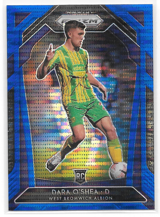 Dara O’Shea (West Bromwich Albion) Blue Pulsar RC Panini Prizm Premier League 20-21