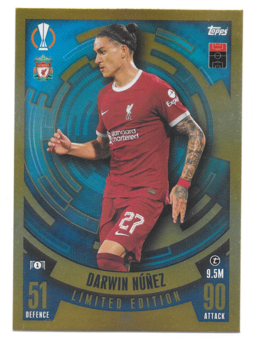 Darwin Nuñez (Liverpool FC) Limited Edition Match Attax 23/24