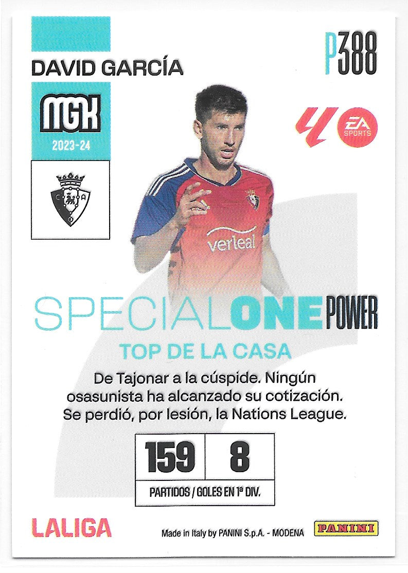 David Garcia (Osasuna) Special One Power Panini MegaCracks La Liga 23-24