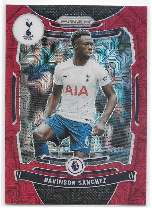 Davinson Sanchez (Tottenham Hotspur) Red Mojo /159 Panini Prizm Premier League 21-22