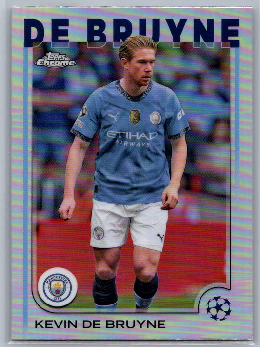 Kevin De Bruyne (Manchester City) Refractor Topps Chrome UCC 24-25