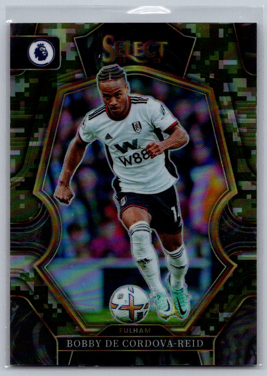 Bobby De Cordova-Reid (Fulham) Mezzanine Camo /199 Panini Select Premier League 22-23