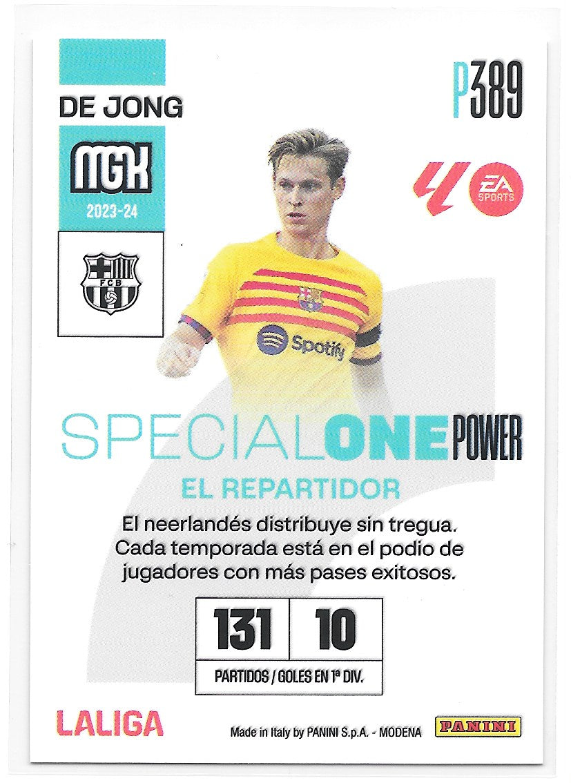 Frenkie De Jong (FC Barcelona) Special One Power Panini MegaCracks La Liga 23-24