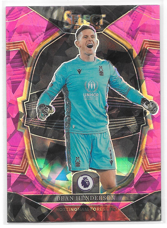 Dean Henderson (Nottingham Forest FC) Terrace Pink Ice Panini Select Premier League 22-23